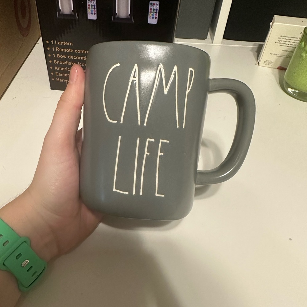 CAMP LIFE Grey Coffee cup